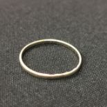 VICTORIAN 18CT GOLD WEDDING BAND CIRCA 1880