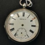 SILVER POCKET WATCH