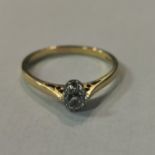 18CT DIAMOND SOLITAIRE