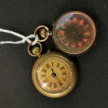 2 EDWARDIAN FOB WATCHES