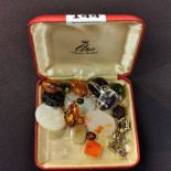 BOX OF COSTUME JEWELLERY