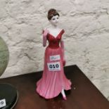 COALPOT FIGURE 'LADY IN RED'