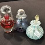 3 PERFUME BOTTLES