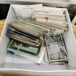 BOX OF OLD POSTCARDS