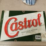 CASTROL ENAMEL SIGN