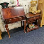 WRITING BUREAU AND BEDSIDE LOCKER