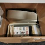 2 BOXES OF WORLD STAMPS IN ENVELOPES