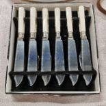 BOXED FISH KNIVES AND FORKS