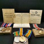 QUANTITY OF FIRST AND SECOND WORLD WAR MEDALS AND EPHEMERA