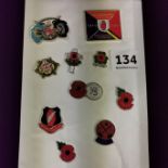 COLLECTION OF LOYALIST BADGES