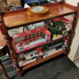 VICTORIAN MAHOGANY 3 TIER DUMB WAITER