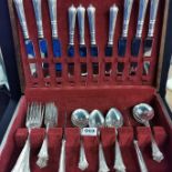 CANTEEN OF SILVER CUTLERY