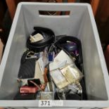 CRATE LOT OF JEWELLERY ETC