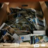 LARGE BOX OF OLD POSTCARDS