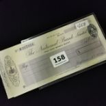 COLLECTION OF BELFAST BANK CHEQUES