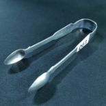 PAIR OF IRISH SILVER SUGAR TONGS - DUBLIN 1829/30