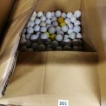 BOX OF GOLF BALLS