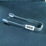 PAIR OF IRISH SILVER SUGAR TONGS - DUBLIN 1857/58