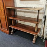 VICTORIAN MAHOGANY 3 TIER TELESCOPIC BUFFET