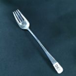 LARGE SILVER SERVING FORK - LONDON GEORGE IV 1820/21 APPROX 99 GRAMS