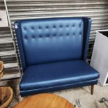 HIGH BACK BOOTH SETTEE