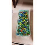 TUB OF OLD MARBLES