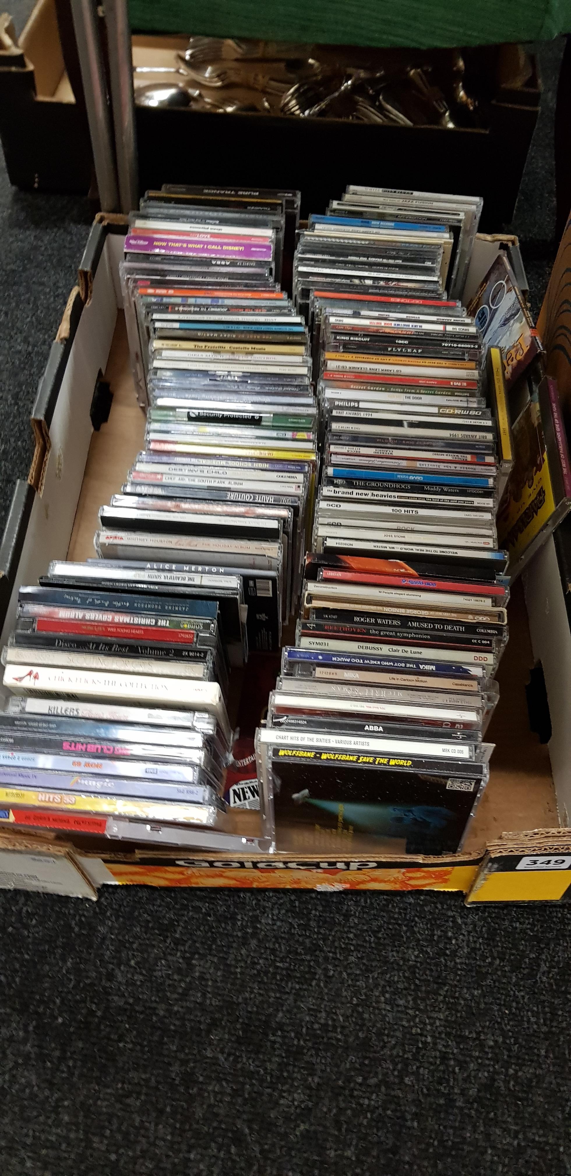 BOX LOT OF CD'S