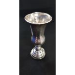 ANTIQUE SILVER YIDDISH CUP