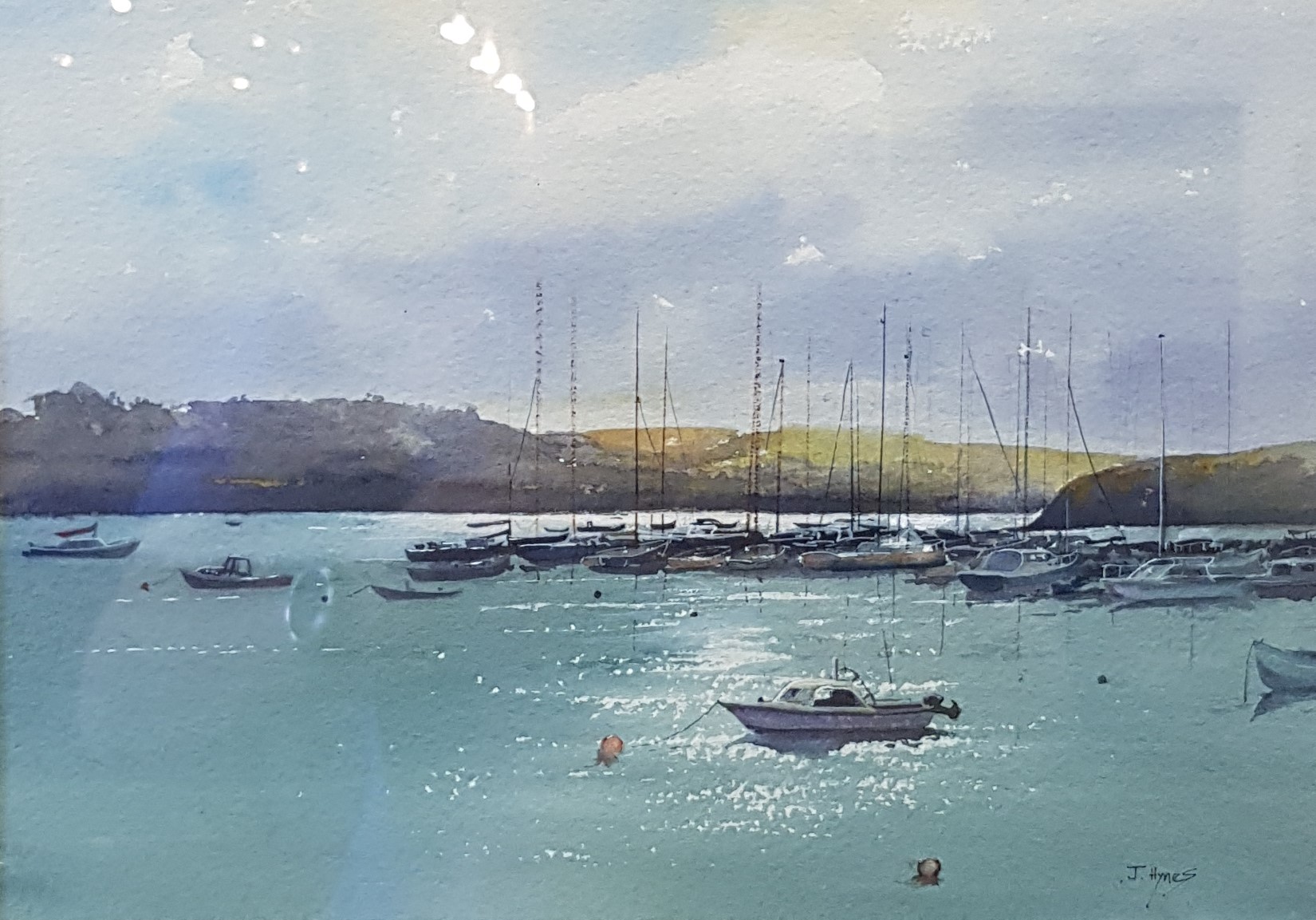 JOE HYNES - WATERCOLOUR - KINSALE, CO.CORK - 13.5' X 10'