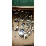 COLLECTION OF GOOD SILVER PLATE CUTLERY