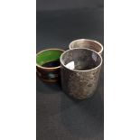 3 CHINESE NAPKIN RINGS