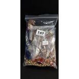 BAG OF COSTUME JEWELLERY