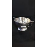 SILVER 2 HANDLED DISH