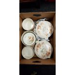 BOX LOT OF POOLE POTTERY DINNERWARE