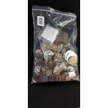 LARGE BAG OF COINS