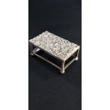 SILVER MATCHBOX HOLDER - BIRMINGHAM 1900/01