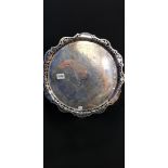 ROYAL IRISH RIFLES SILVER PLATED SALVER