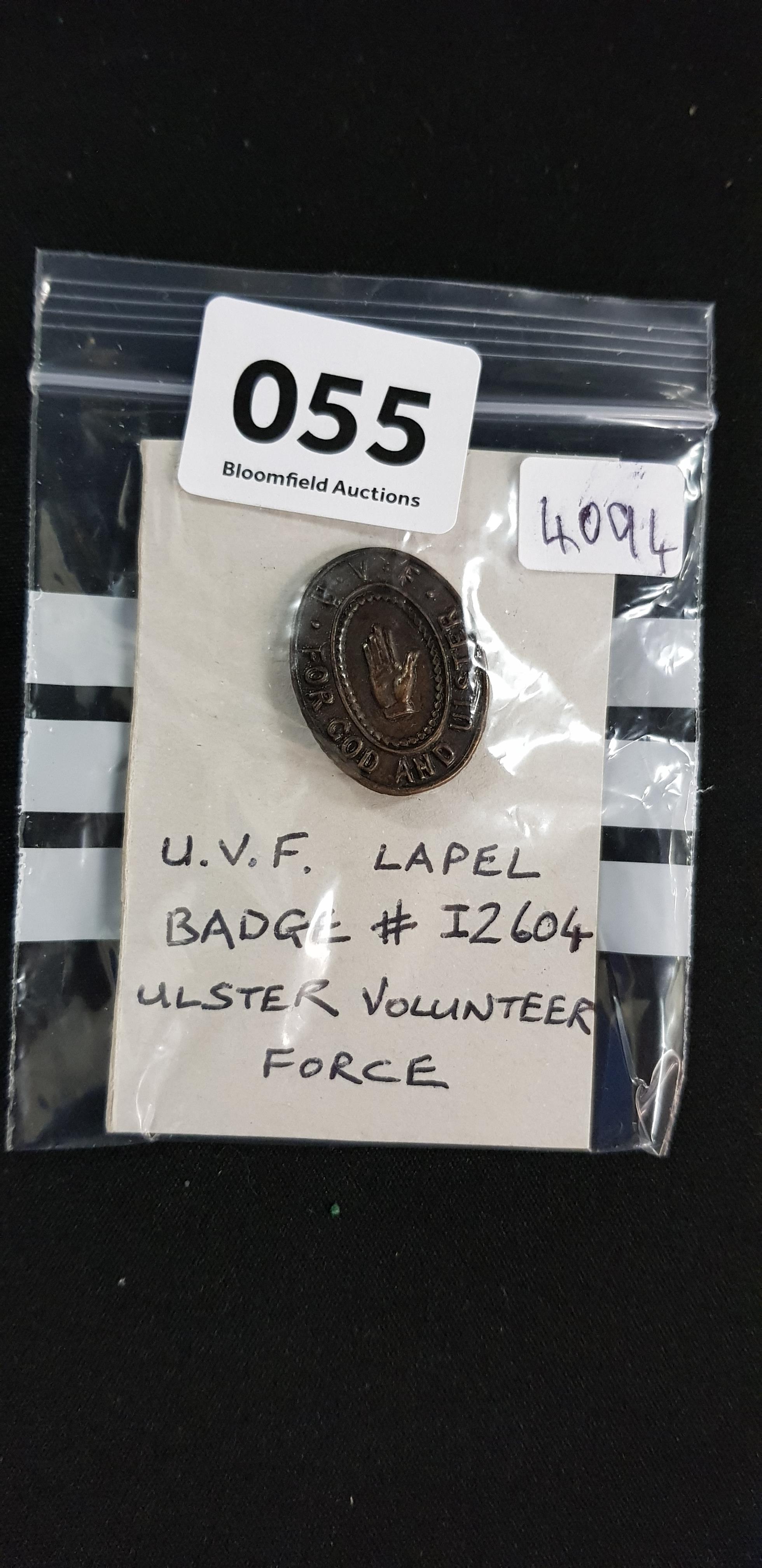 UVF BADGE