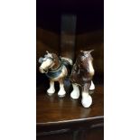 2 CLYDESDALE HORSES