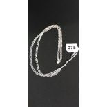 SILVER FLAT LINK CHAIN