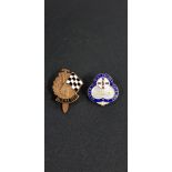 2 ULSTER GRAND PRIX BADGES 1933 AND 1934