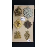 SHEET OF MILITARY BADGES