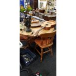 DINING TABLE AND 4 CHAIRS