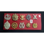 SHEET OF MILITARY BADGES