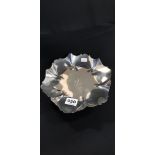 SILVER DISH - SHEFFIELD CIRCA 256 GRMS