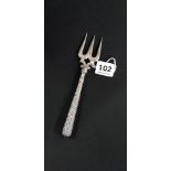 SILVER SERVING FORK