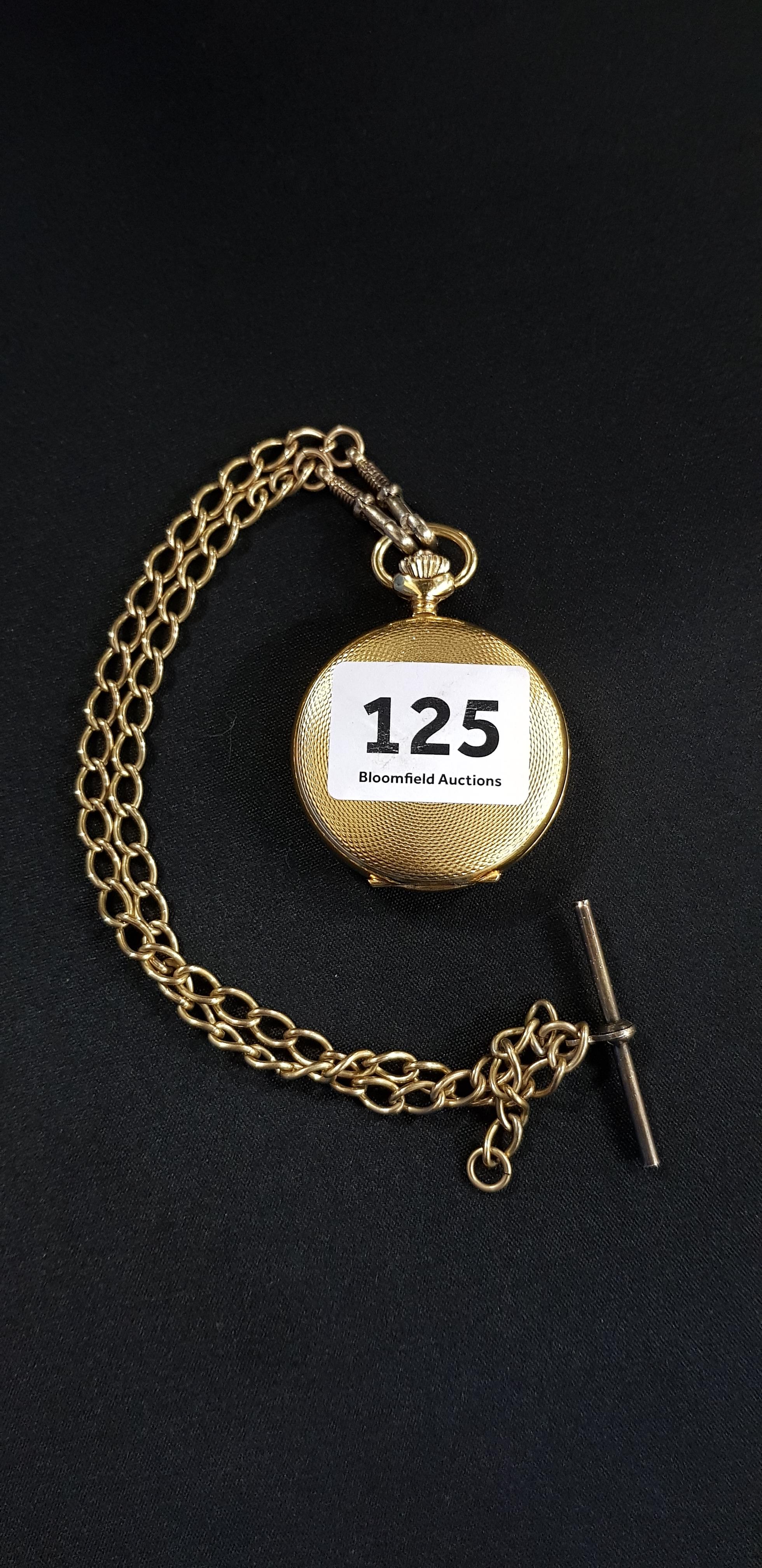 POCKET WATCH AND CHAIN