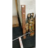 OLD 2 PIECE SNOOKER CUE IN CASE