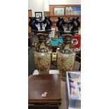 PAIR OF LARGE ORIENTAL VASES