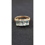 GOLD AND ACQUA RING